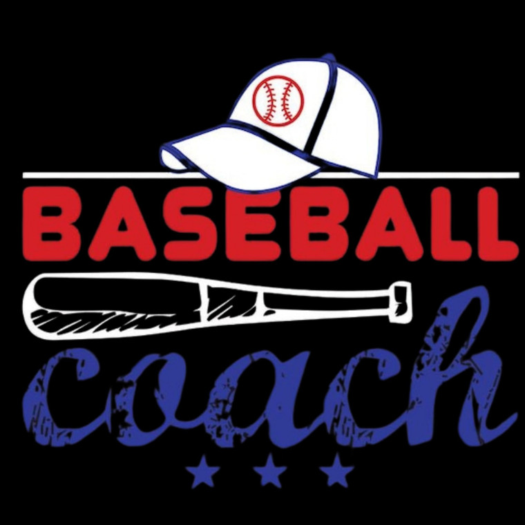 (2 Qty) Baseball Bat Coach DTF transfer