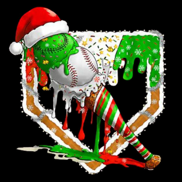 (2 Qty) Christmas Ball Ice Cream Cone DTF transfer