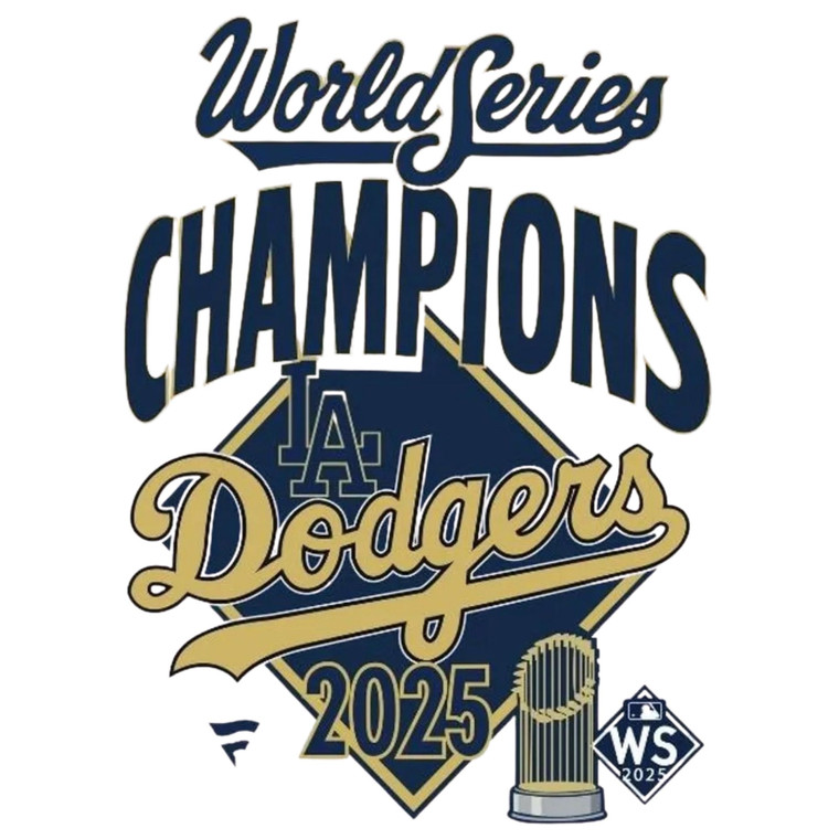 (2 Qty) World Series Champions LA Dodgers DTF transfer