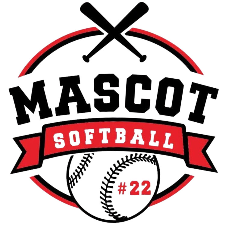 (Qty 2) Mascot Softball Twenty Two DTF transfer