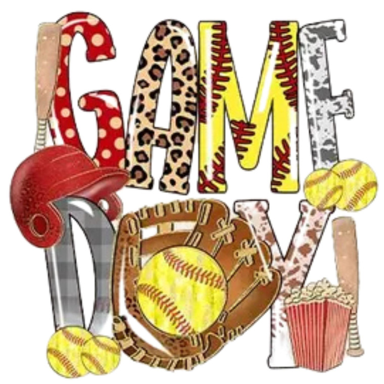 (Qty 2) Game Day Enjoyment DTF transfer