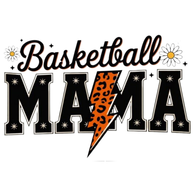 (2 Qty) Basketball Mama Thunder DTF transfer