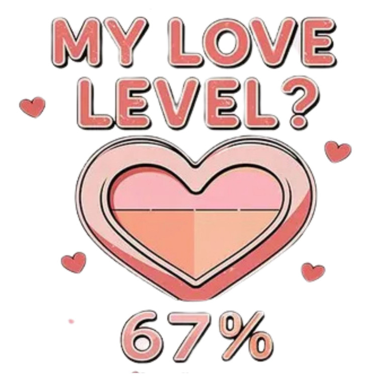 (2 Qty) My Love Level Six Seven DTF transfer