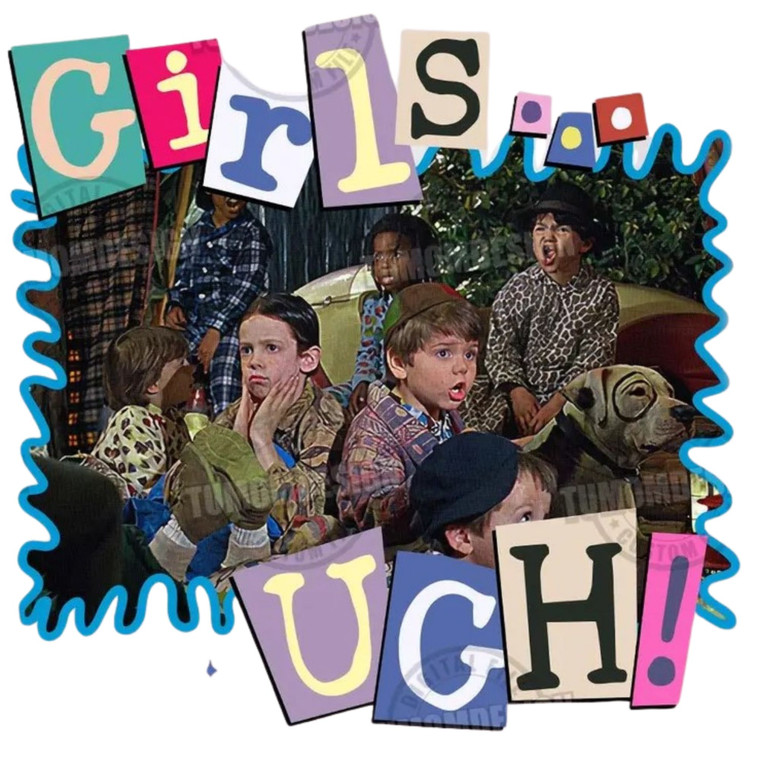 (2 Qty) Girls Ugh DTF transfer