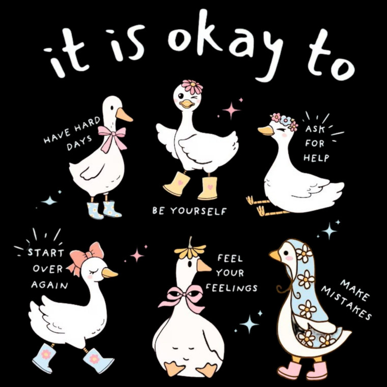 (2 Qty) It Is Okay DTF transfer