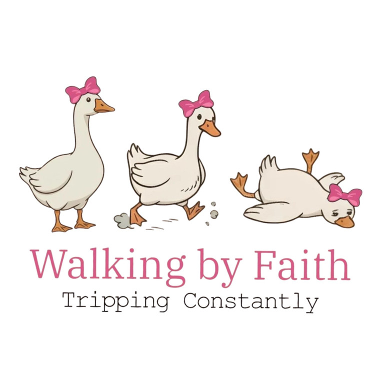 (2 qty) Walking By Faith DTF transfers