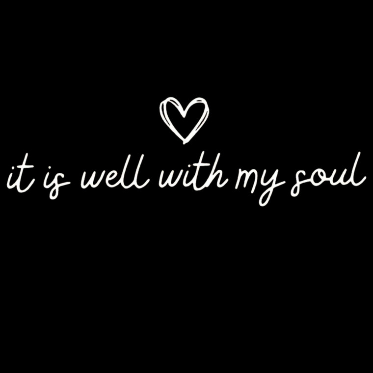 (2 qty) It Is Well With My Soul DTF transfers