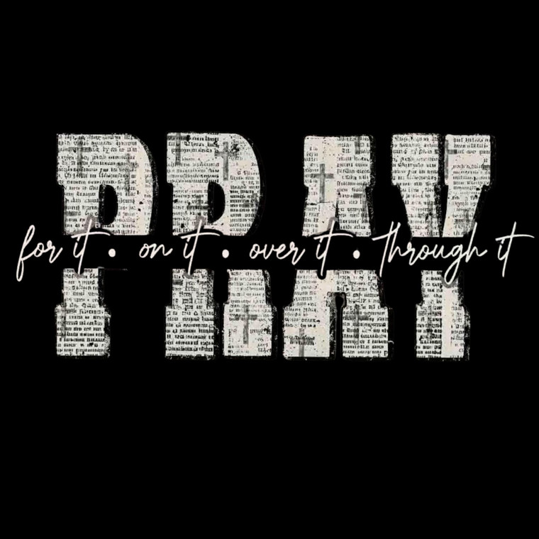 (2 qty) Pray For It DTF transfers