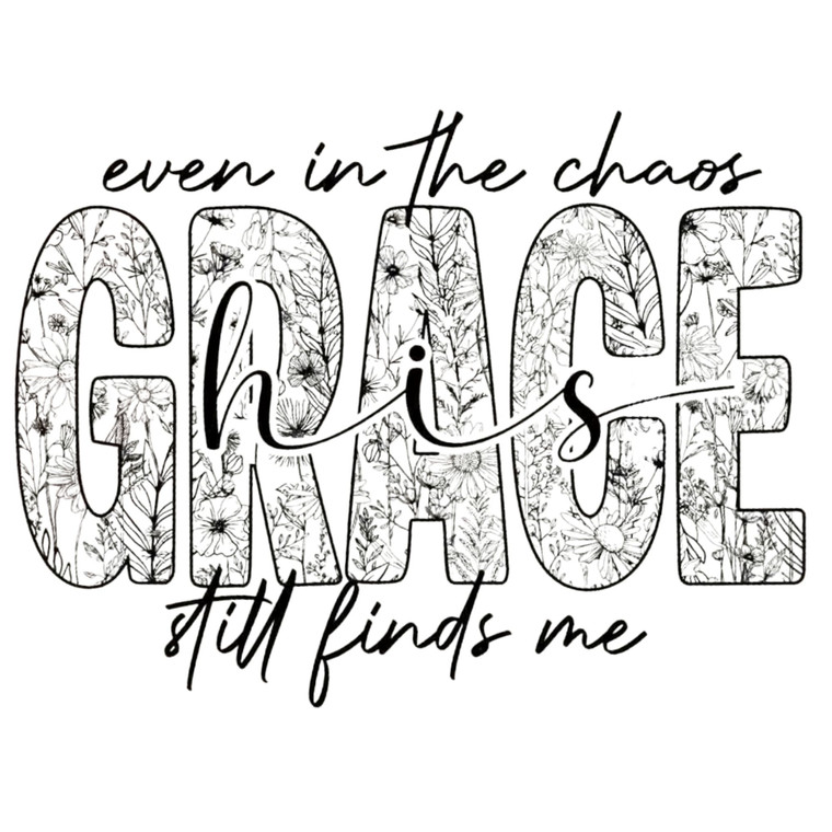 (2 qty) Even In The Chaos DTF transfers