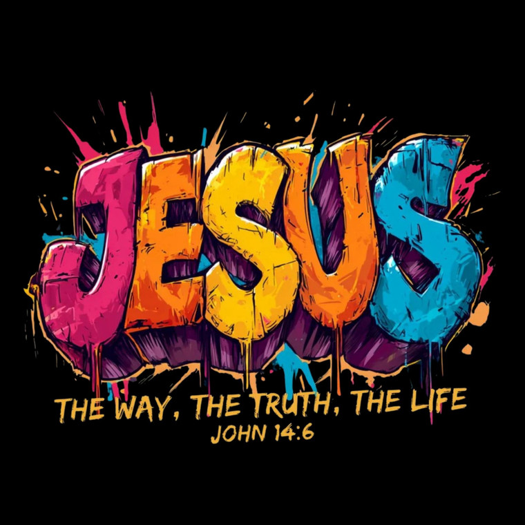 (2 qty) Jesus The Truth DTF transfers