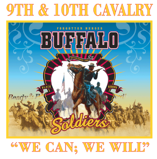 (2 qty) Buffalo Soldiers 9th & 10th Cavalry DTF transfers