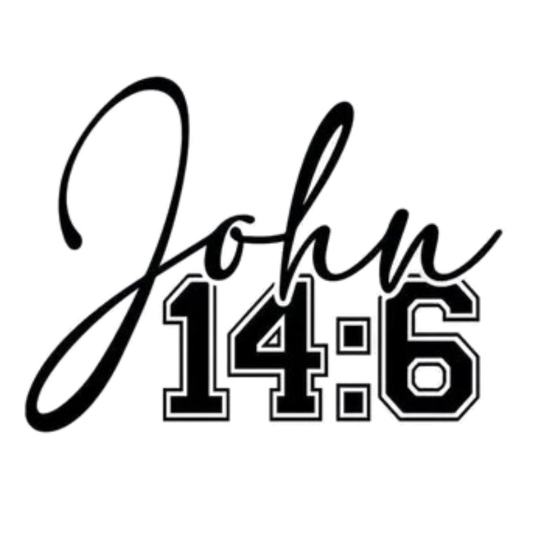 (2 qty) John 14:6 DTF transfers