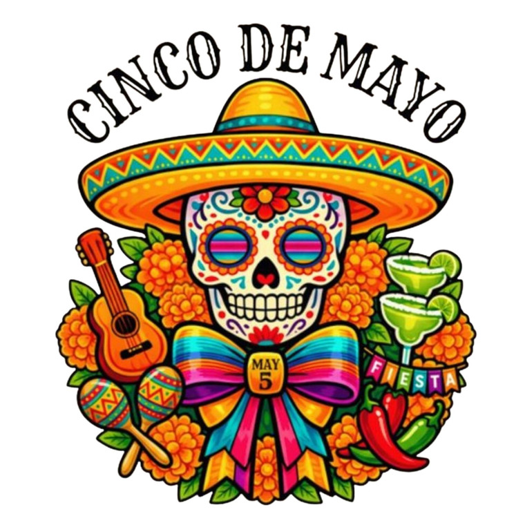 (2 qty) Cinco De Mayo - DTF transfers