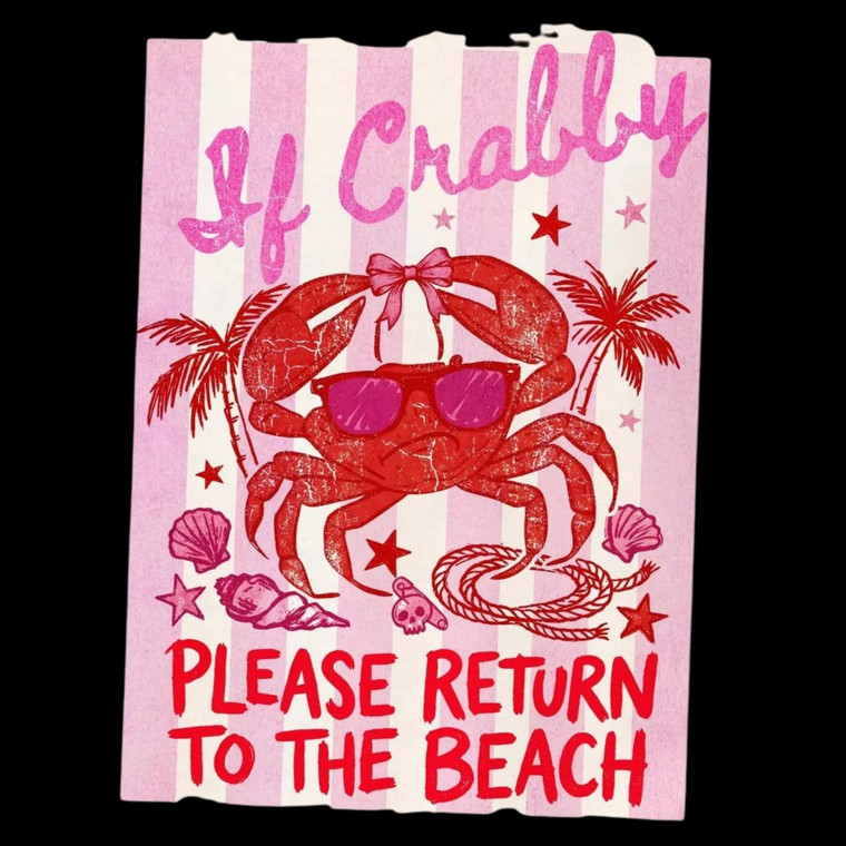 (2 qty) If Craby - DTF transfers