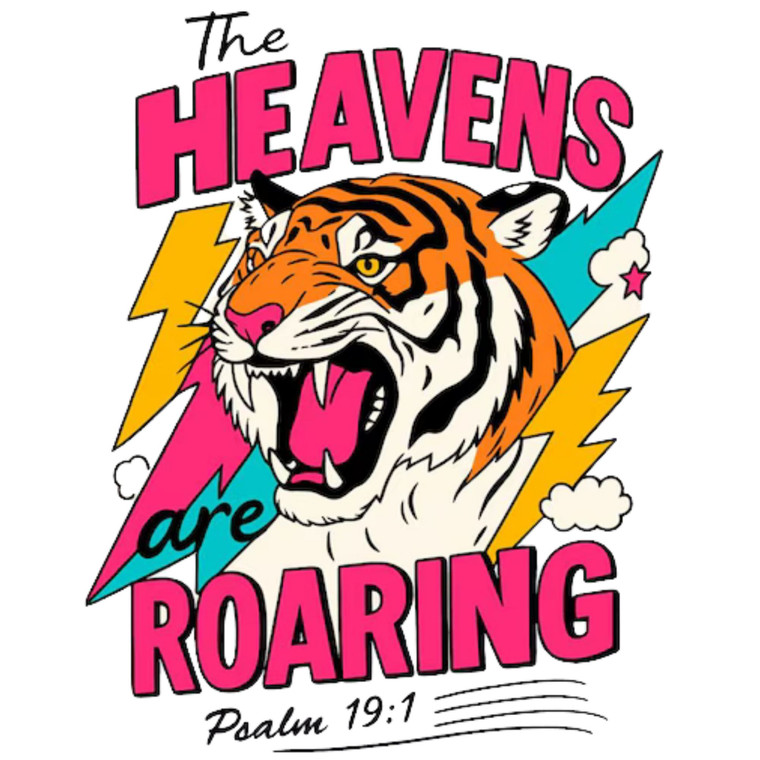 (2 qty) The Heavens Pink - DTF transfers