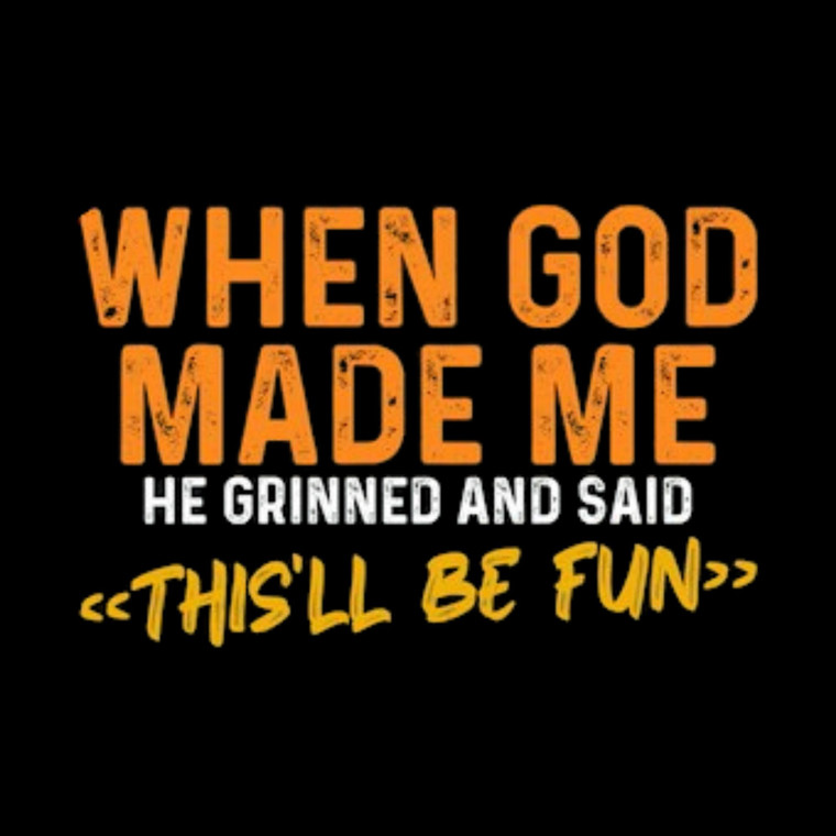 (2 qty) When God Made Me - DTF transfers