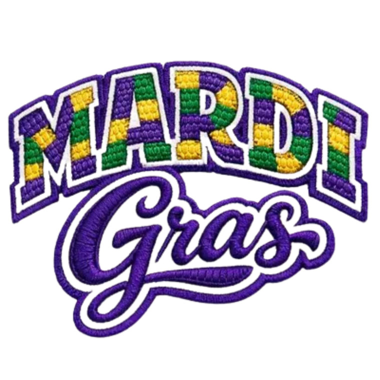 (2 qty) Mardi Purple Gras - DTF transfers
