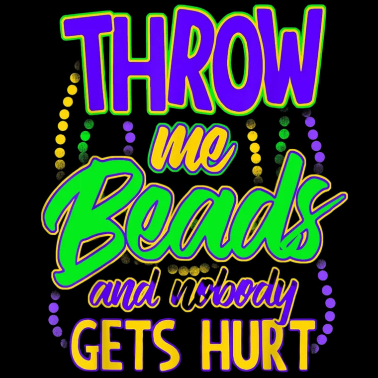 (2 qty) Throw Me Beads - DTF transfers