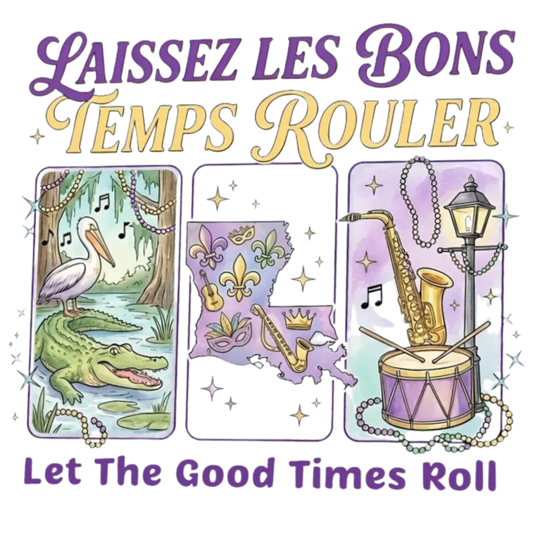 (2 qty) Let The Good - DTF transfers