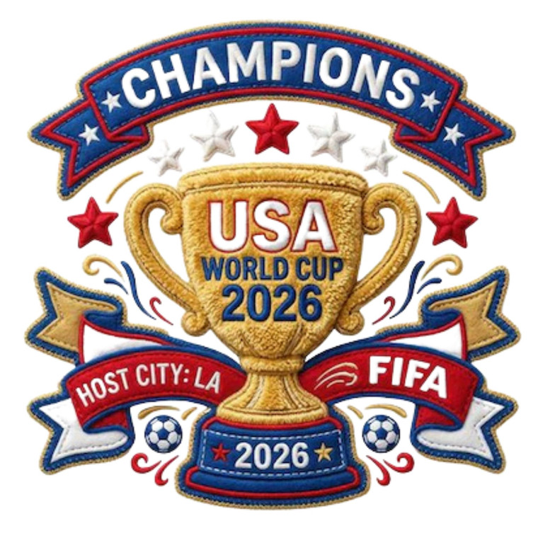 (2 Qty) 2026 Champions USA World Cup DTF transfer