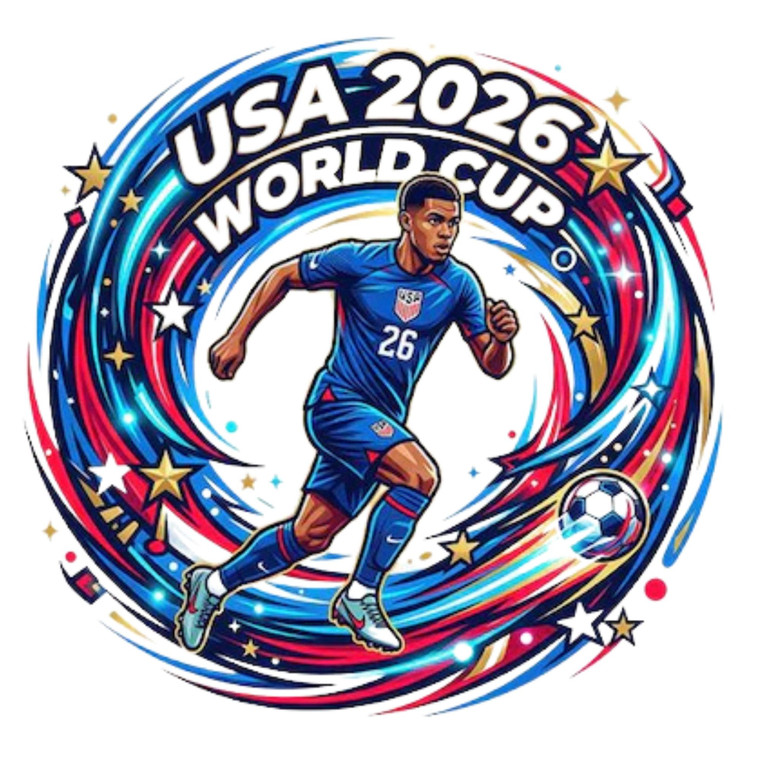 (2 Qty) USA 2026 World Cup DTF transfer