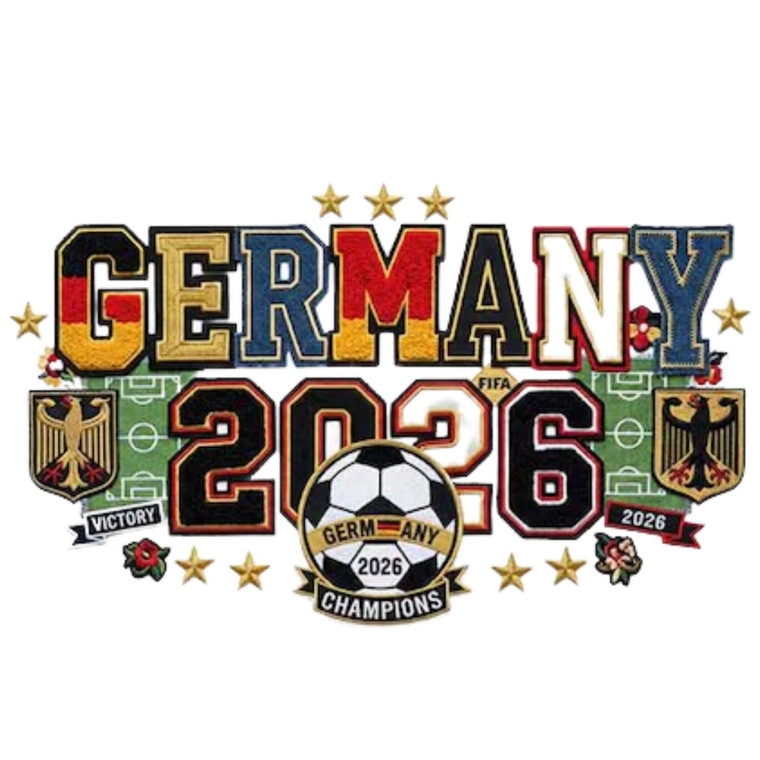(2 Qty) Germany World Cup 2026 Football DTF transfer