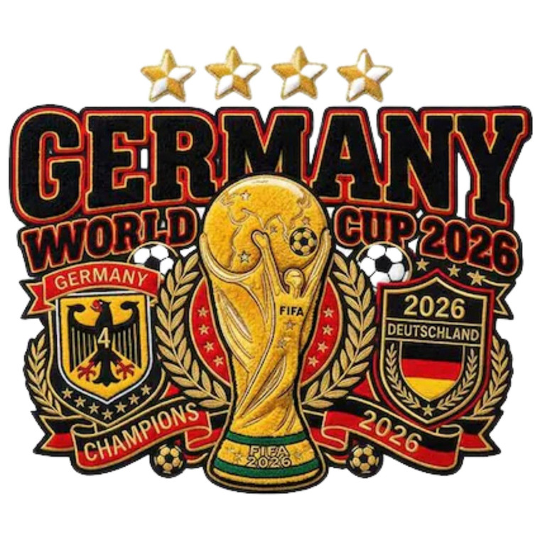 (2 Qty) Fifa Germany World Cup 2026 DTF transfer