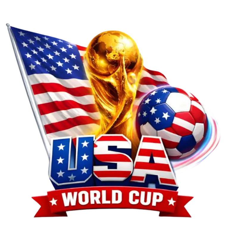  (2 Qty) USA World Cup Flag DTF transfer