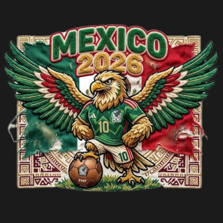 (2 Qty) Mexico National Football Team's DTF transfer