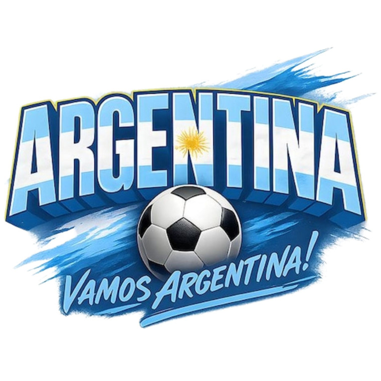 (2 Qty) Argentina Vamos Argentina DTF transfer