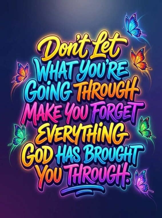 (2 Qty) Dont' let what you are going through - DTF transfer