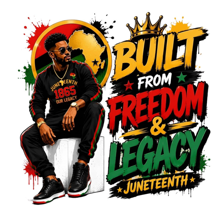 (2 Qty) Built From Freedom And Legacy - DTF transfer