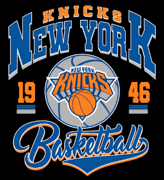 (2 qty) Knicks New York Basketball 1946 - DTF transfer