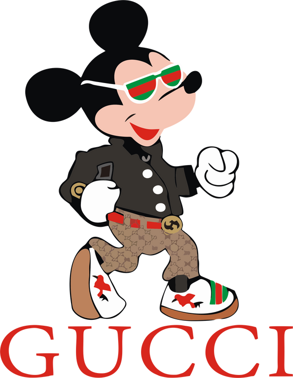 (2 Qty) Micky GUCCI Prince - DTF transfer