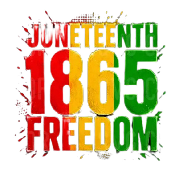 (2 Qty) Juneteenth 1865 Freedom - DTF transfer