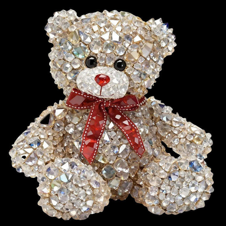 (2 Qty) Crystal Bear - DTF transfer