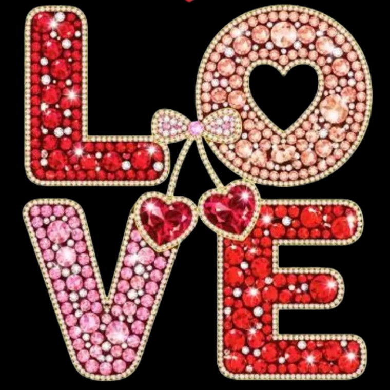 (2 Qty) Love Cherry - DTF transfer