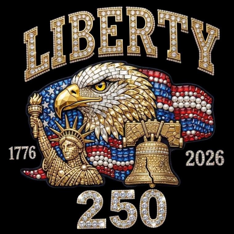 (2 Qty) Liberty 250- DTF transfer