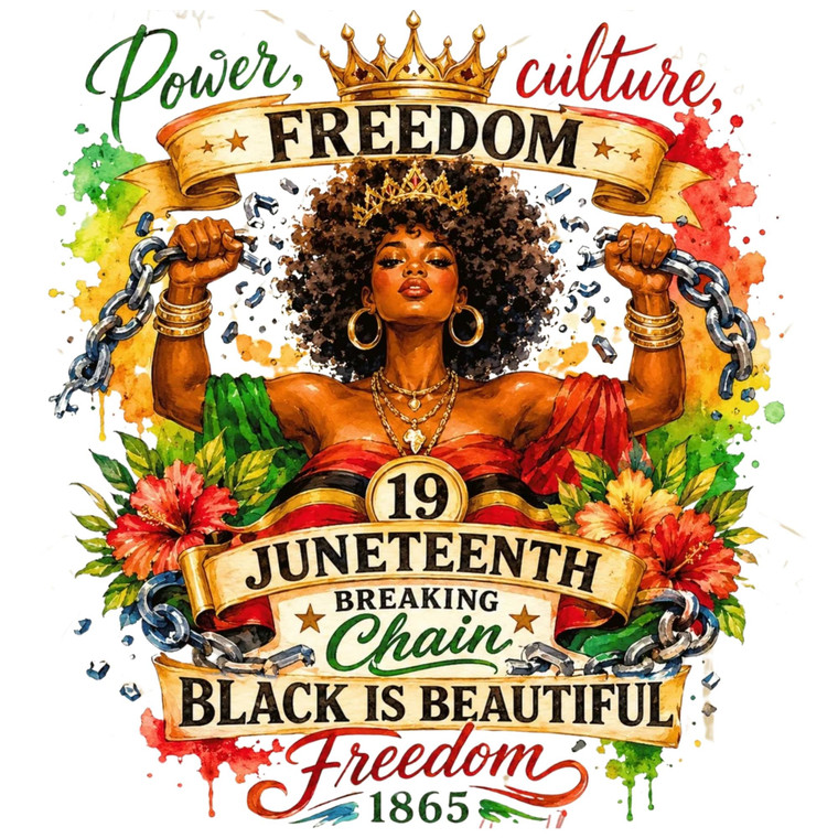 (2 Qty) Power Freedom Culture - DTF transfer