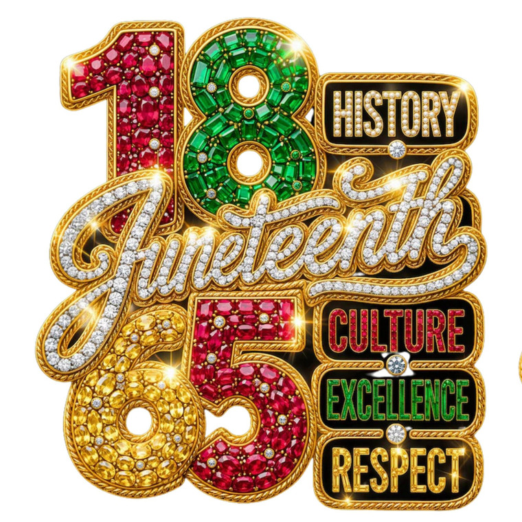 (2 Qty) 1865 Juneteenth Respect - DTF transfer