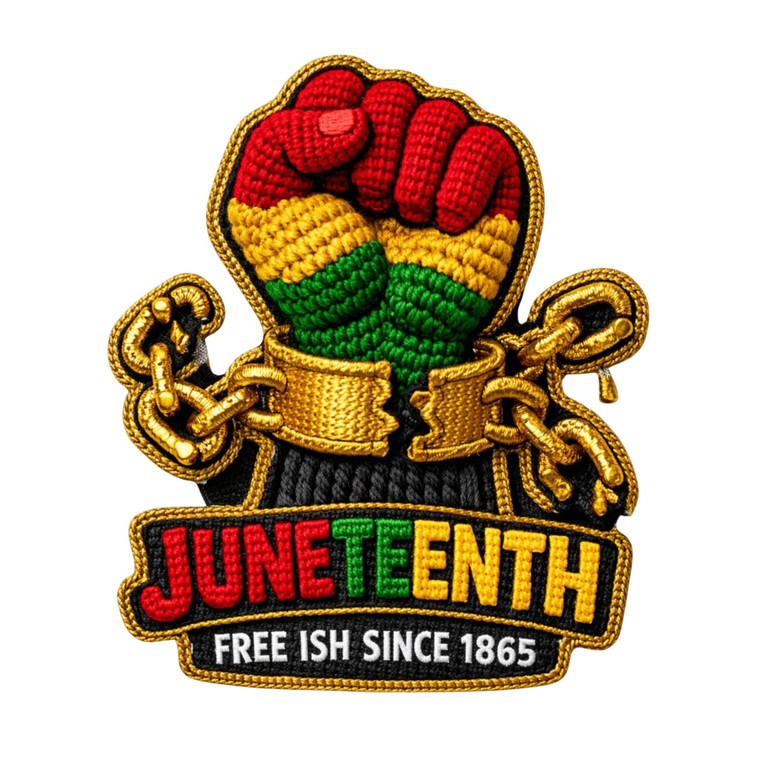 (2 Qty) Juneteenth Free Ish - DTF transfer