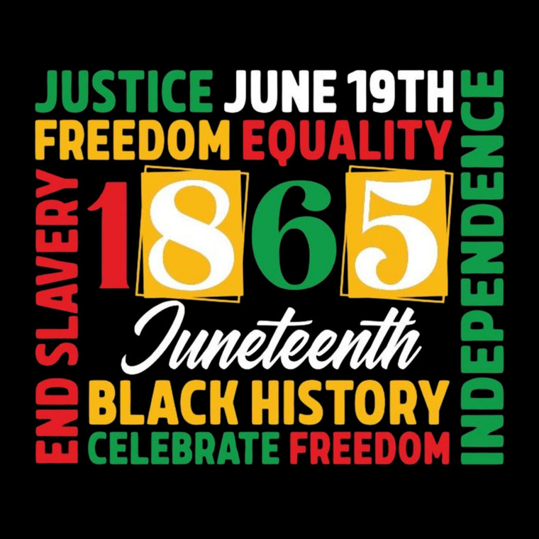 (2 Qty) Juneteenth End Slavery - DTF transfer