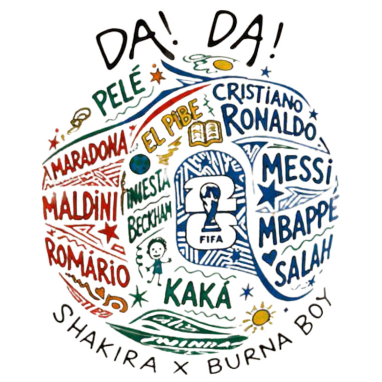 (2 Qty) Da Da Shakira Barna Boy - DTF transfer