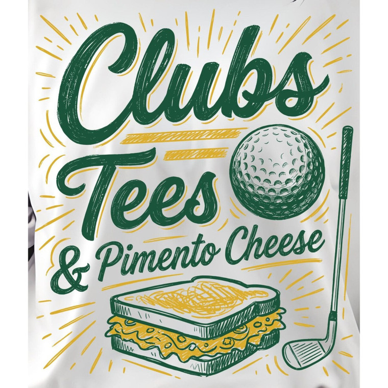 (2 Qty) Club Tees & Pimento Cheese Golf - DTF transfer