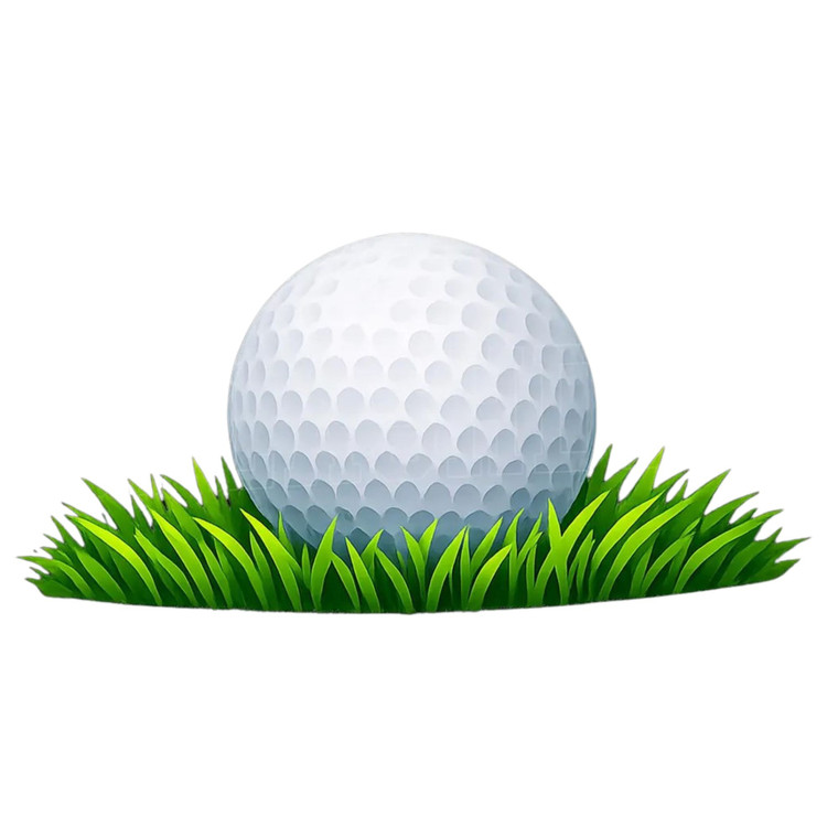 (2 Qty) Golf Ball - DTF transfer