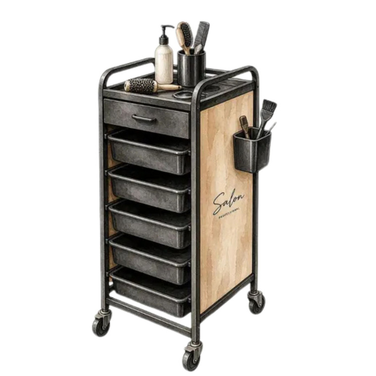 (2 Qty) Salon Trolley - DTF transfer