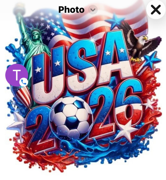 (2 Qty) USA 2026 Soccer World Cup DTF transfer