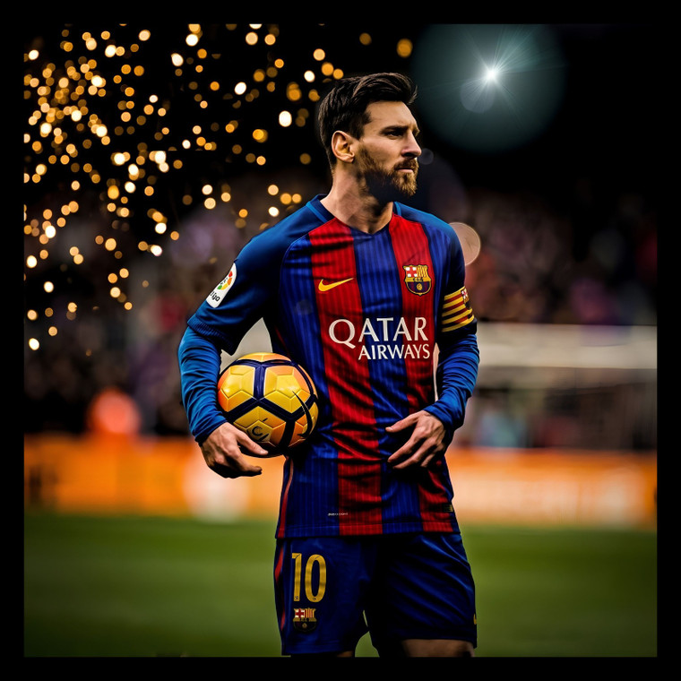 (2 Qty) USA 2026 Soccer MESSI with Confetti World Cup DTF transfer