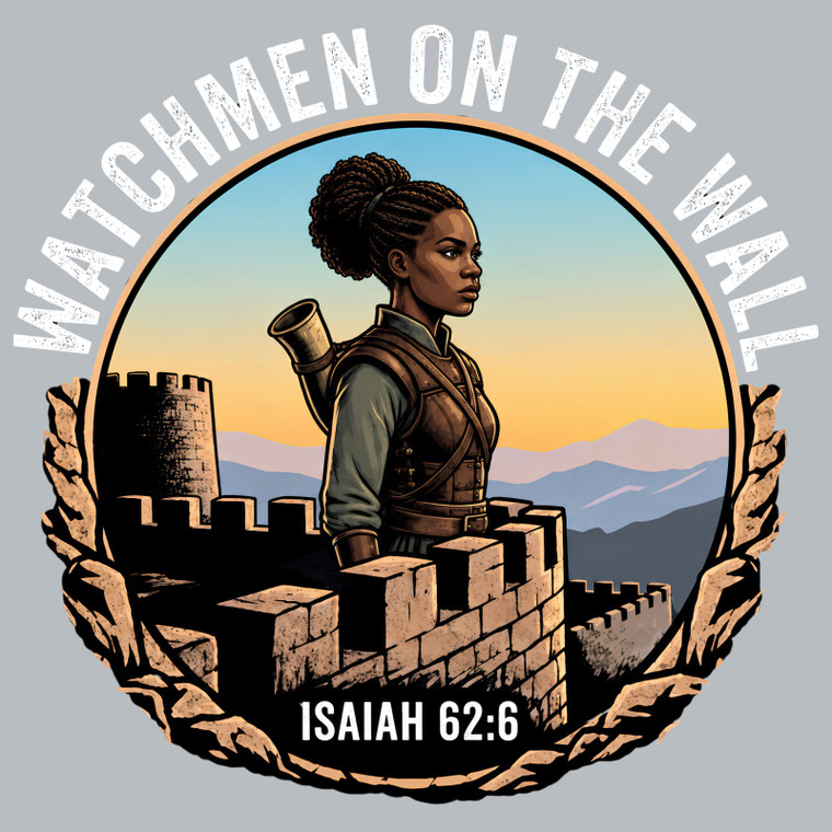 (5 Qty @3.5) Watchman on the Wall ISAIAH 62:6 - custom DTF transfers