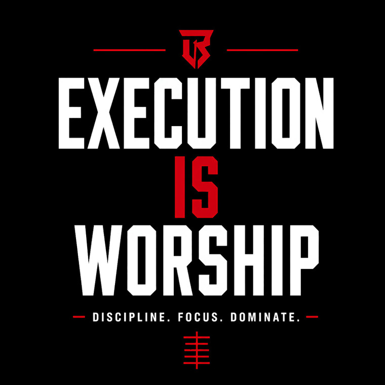 (5 Qty @ 3.5) Execution is Worship - custom DTF transfers